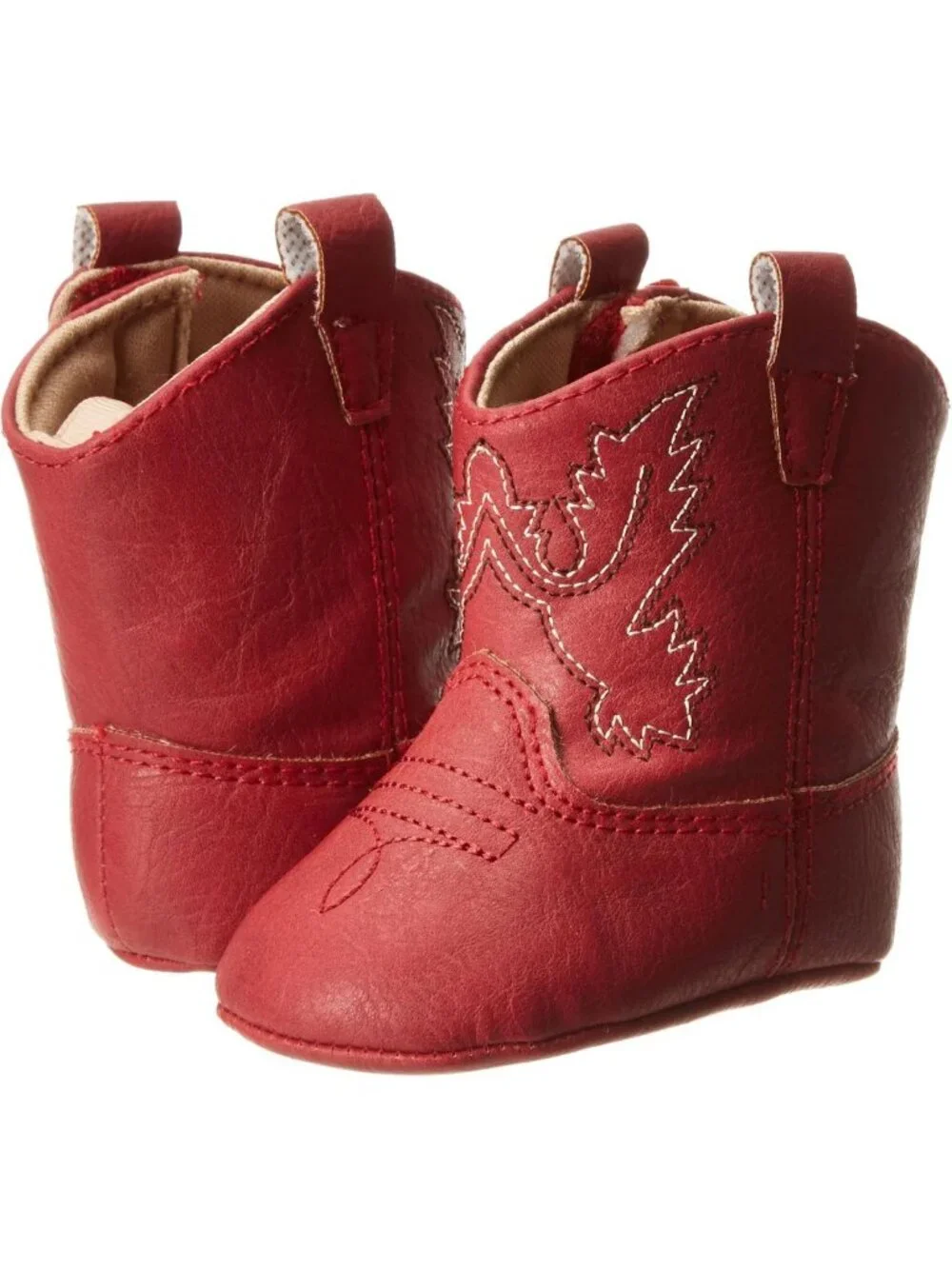 Soft Sole Faux Leather Western Boots for Infants | Non-Slip Baby First Steps